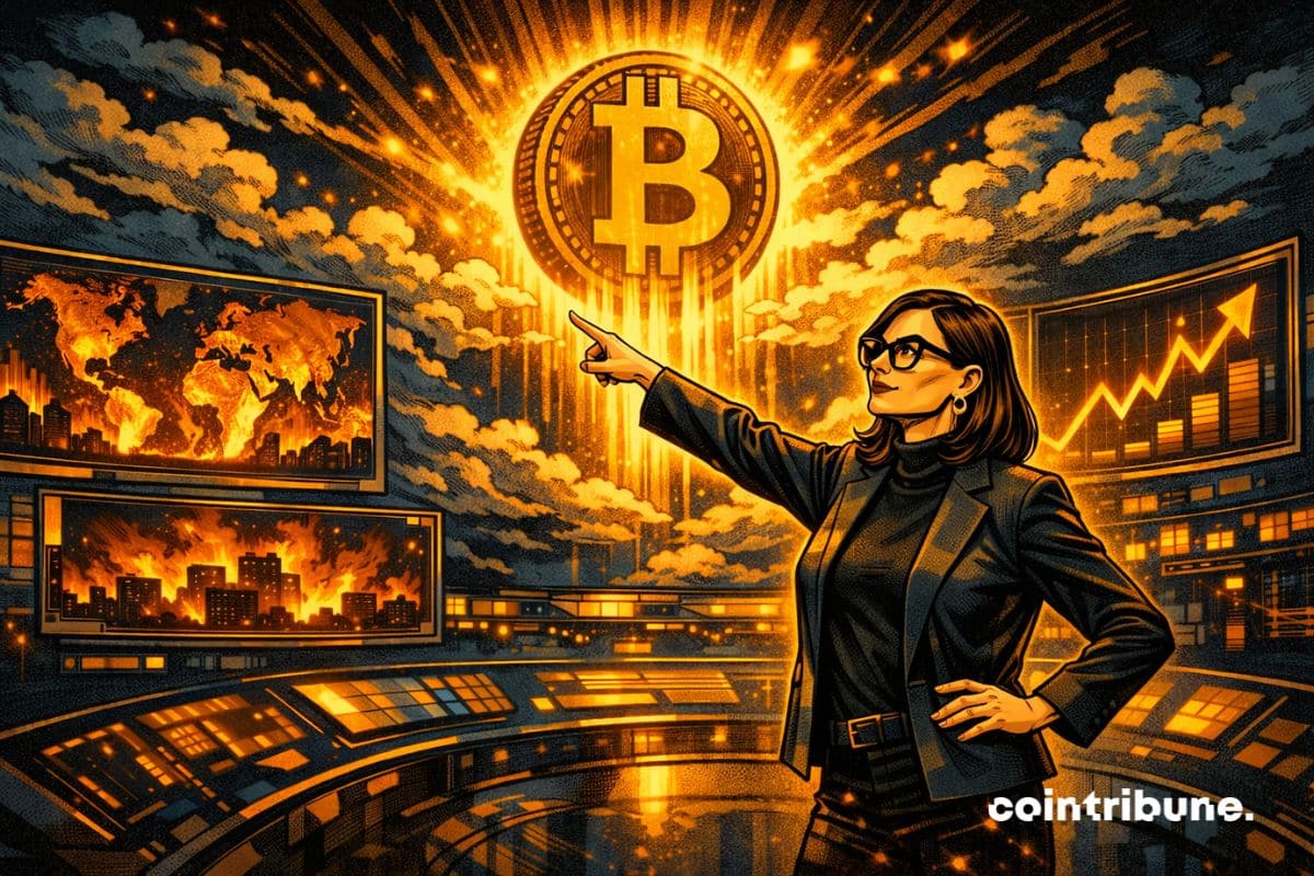 Cathie Wood prédit un essor du Bitcoin face aux crises mondiales. Pourquoi l’instabilité pourrait-elle booster le BTC ?