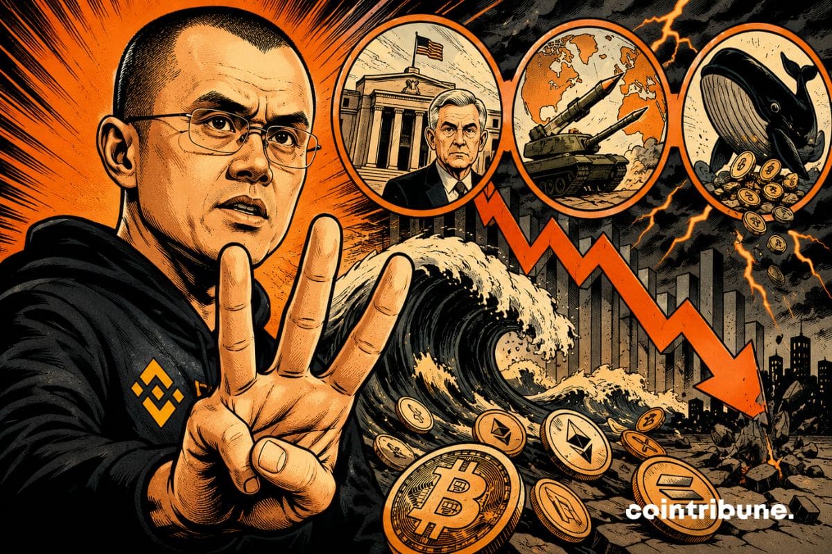 Changpeng Zhao explique avec trois raisons, pourquoi le marché crypto chute en 2026.