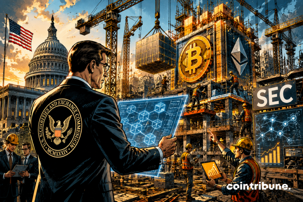 An SEC official is overseeing a massive, futuristic crypto project where Bitcoin and Ethereum are reshaping the U.S. financial architecture