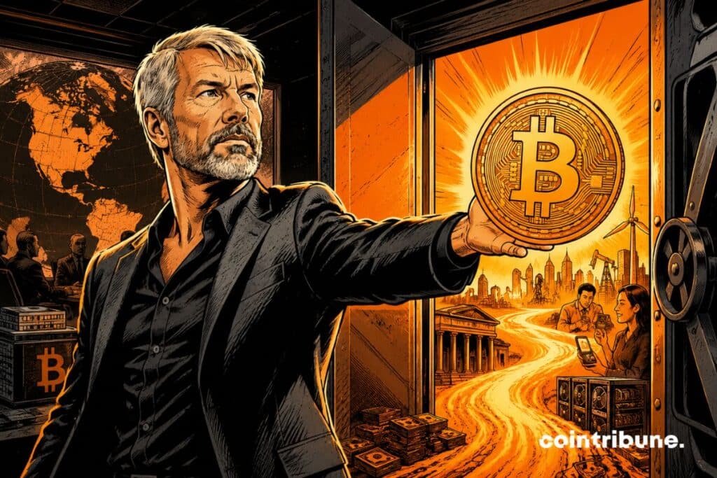 With an innovative plan that combines Bitcoin, share buybacks, and the possibility of monetizing its reserves, Michael Saylor advances strategy.