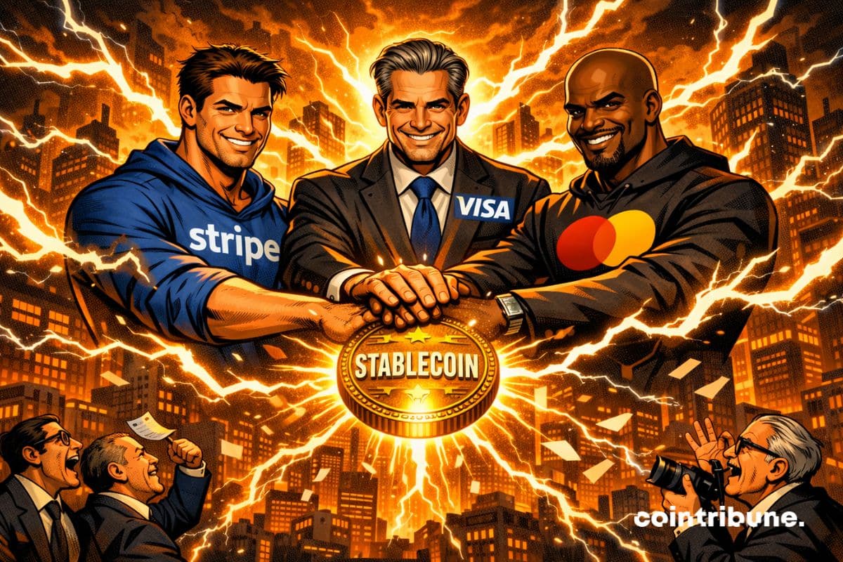 Stablecoins : Stripe, Visa et Mastercard préparent un coup de maître contre Circle et Tether
