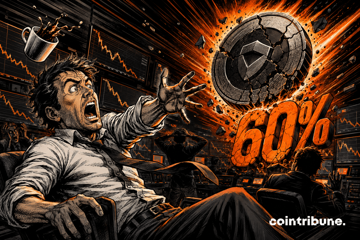 Crypto : ZEC subit un crash massif et perd 60 %
