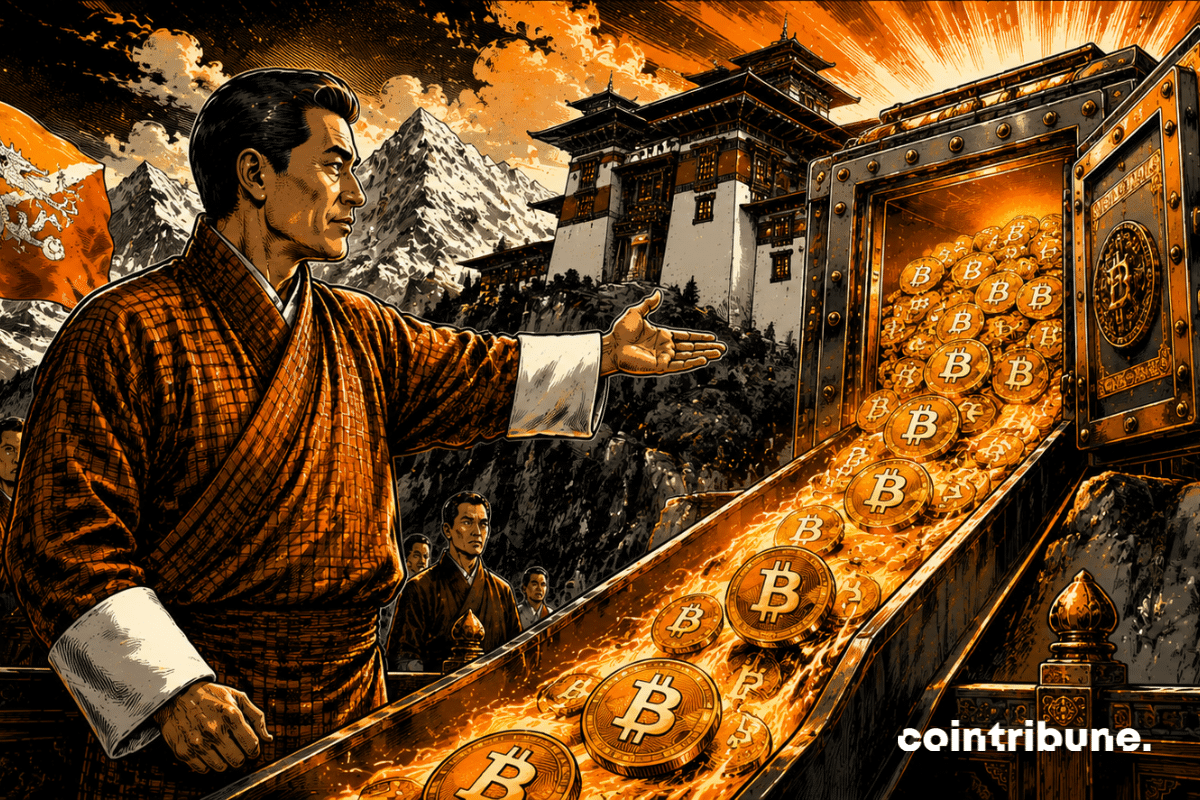 The Kingdom of Bhutan continues to draw from its bitcoin reserve