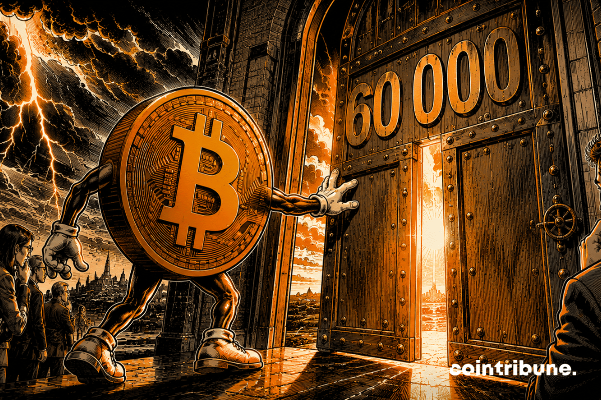 Bitcoin is hovering just below the 60,000 mark, as investors brace for a decisive week amid a gloomy outlook.