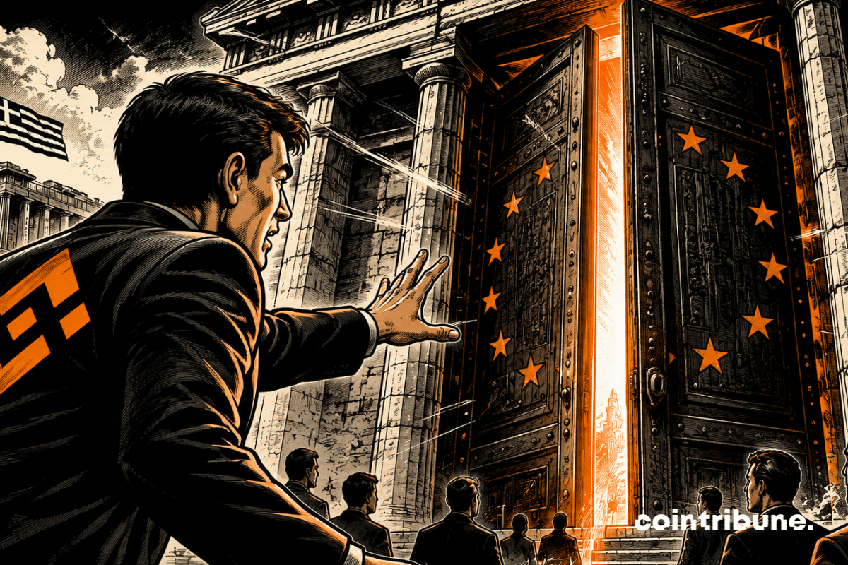 Une porte réglementaire grecque se referme sur Binance, tandis que les investisseurs européens observent un avenir devenu incertain.