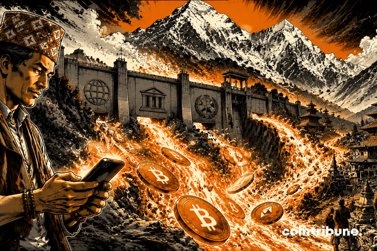 Au Népal, les flux crypto contournent les barrières officielles, illustrant une adoption croissante malgré l’interdiction gouvernementale.