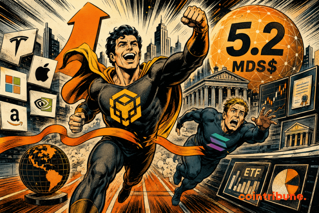 BNB Chain dépasse Solana dans une course symbolique vers la tokenisation