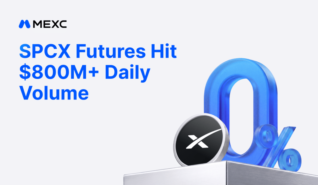 SpaceX Continues to Drive Strong Trading Activity as MEXC SPCX Futures Daily Trading Volume Surpasses 0 Million USDT