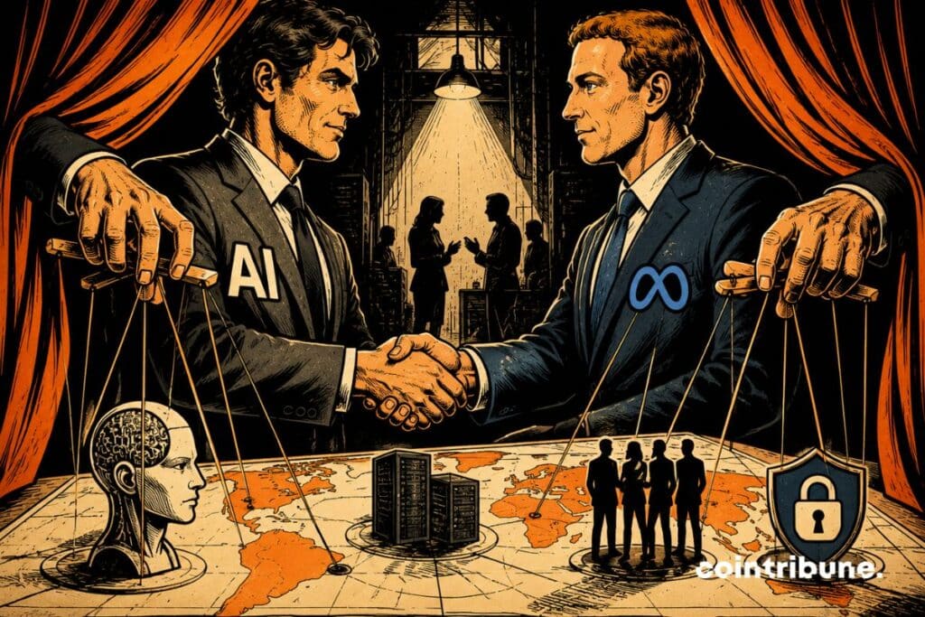 Anthropic e Meta em acordo secreto valendo 10 bilhões de dólares para IA.