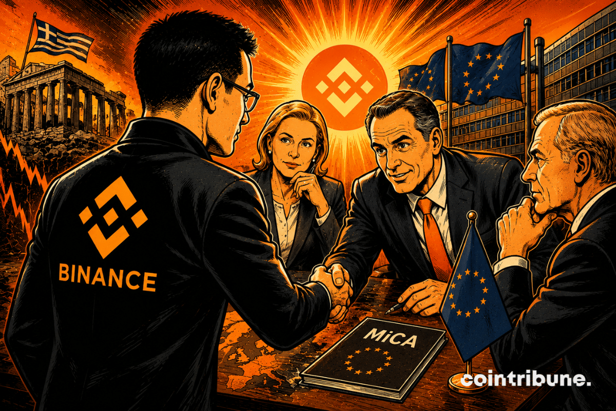 Un représentant de Binance rencontre des dirigeants européens dans le cadre de l’attribution d’une licence MiCA.
