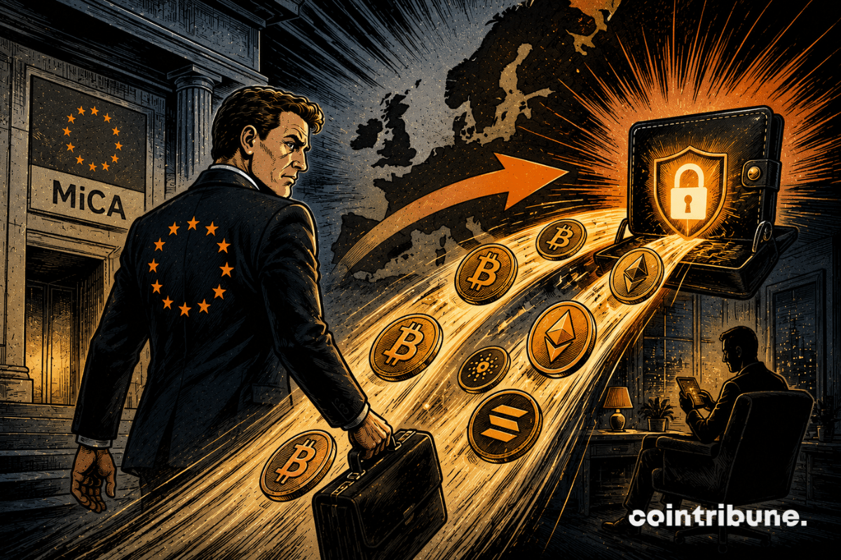 Un dirigeant européen remarque la fuite des cryptos après l’entrée en vigueur de MiCA et le retrait de Binance.