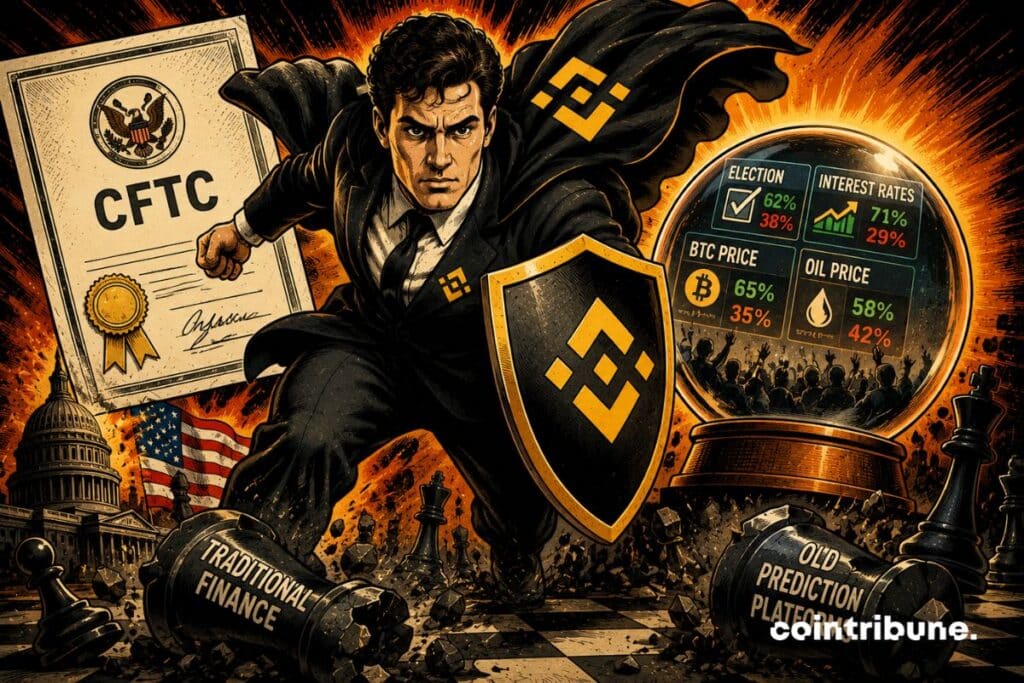 With a CFTC license in the US, Binance focuses on prediction markets.