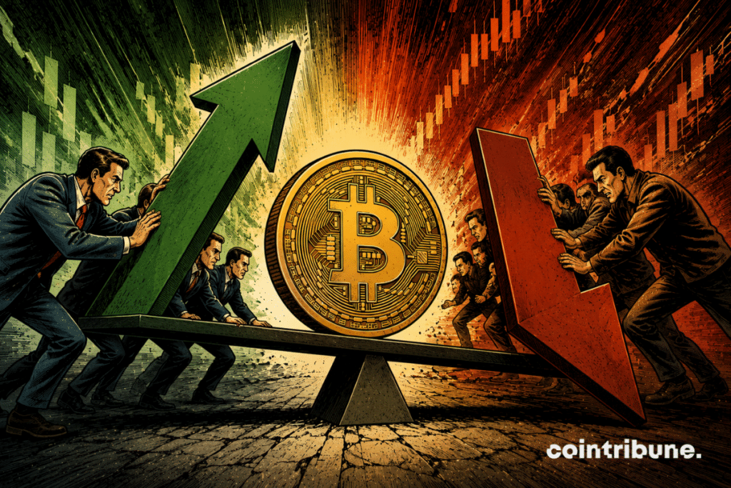 Investors representing the forces driving the Bitcoin market are in conflict.