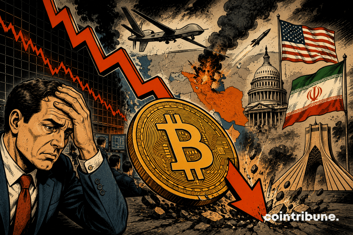 Le Bitcoin tombe sous 65 000 dollars face à l’escalade entre Washington et Téhéran