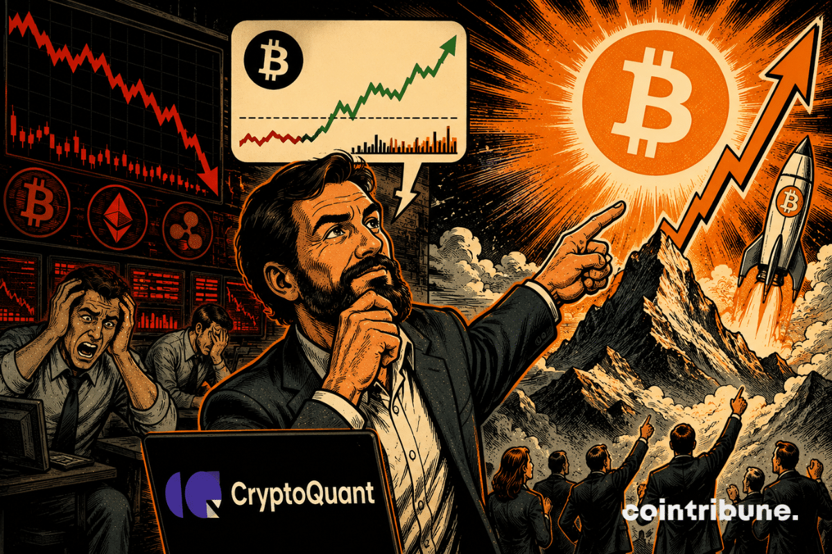 A CryptoQuant executive observes turbulence in the Bitcoin market.