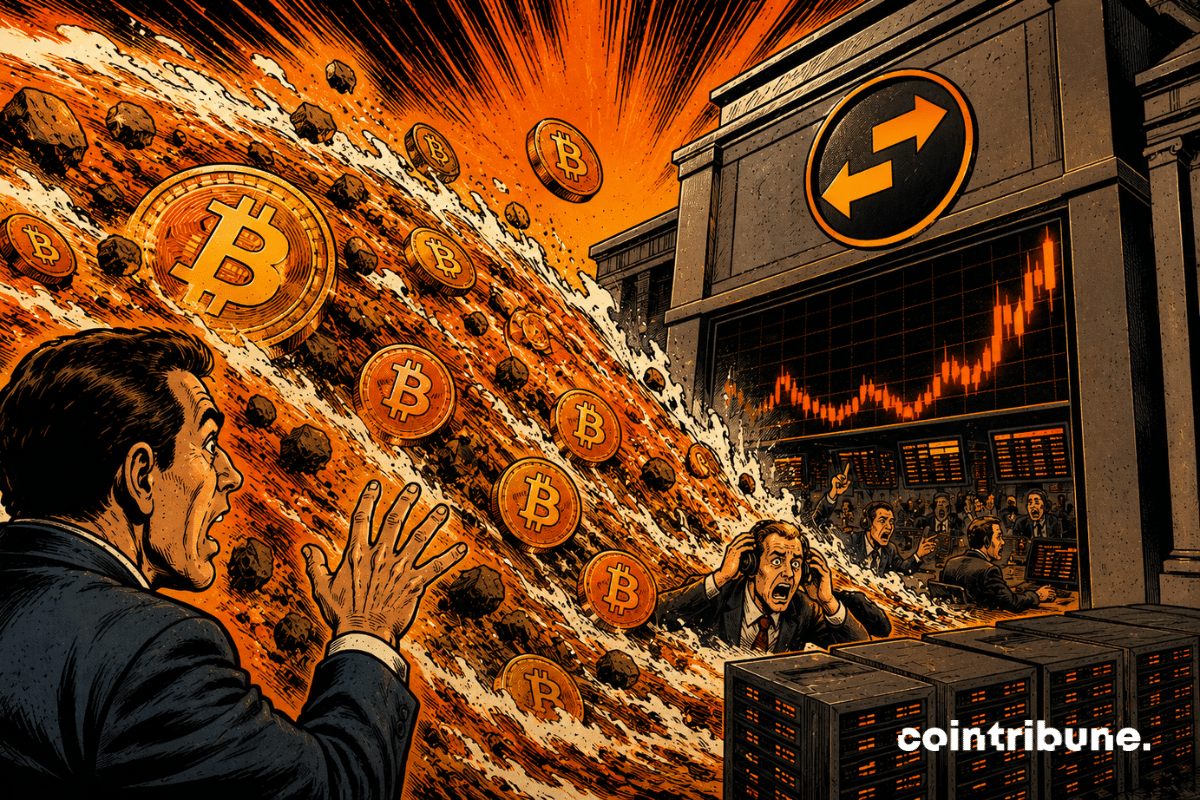 Investors are observing a significant influx of Bitcoins into exchanges.