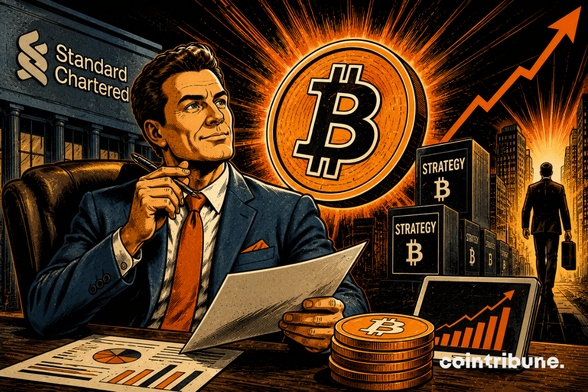 A Standard Chartered executive optimistically observes Strategy’s Bitcoin documents.
