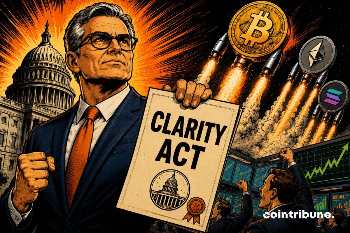 Clarity Act, le projet de loi qui pourrait tout changer pour la crypto divise Charles Schwab qui le voit comme un catalyseur, et le Sénat.