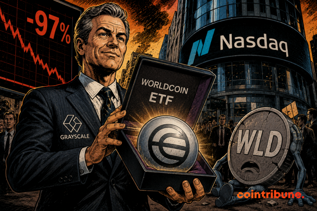 Grayscale propose un ETF Worldcoin malgré l’effondrement du jeton, illustrant un pari audacieux face au scepticisme persistant des investisseurs aujourd’hui.