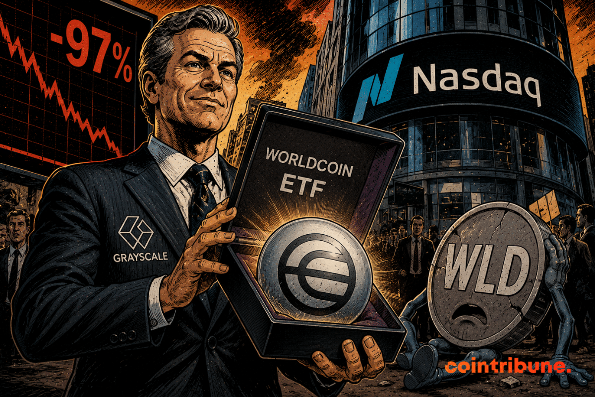Un ETF Worldcoin au Nasdaq ? Grayscale tente le pari