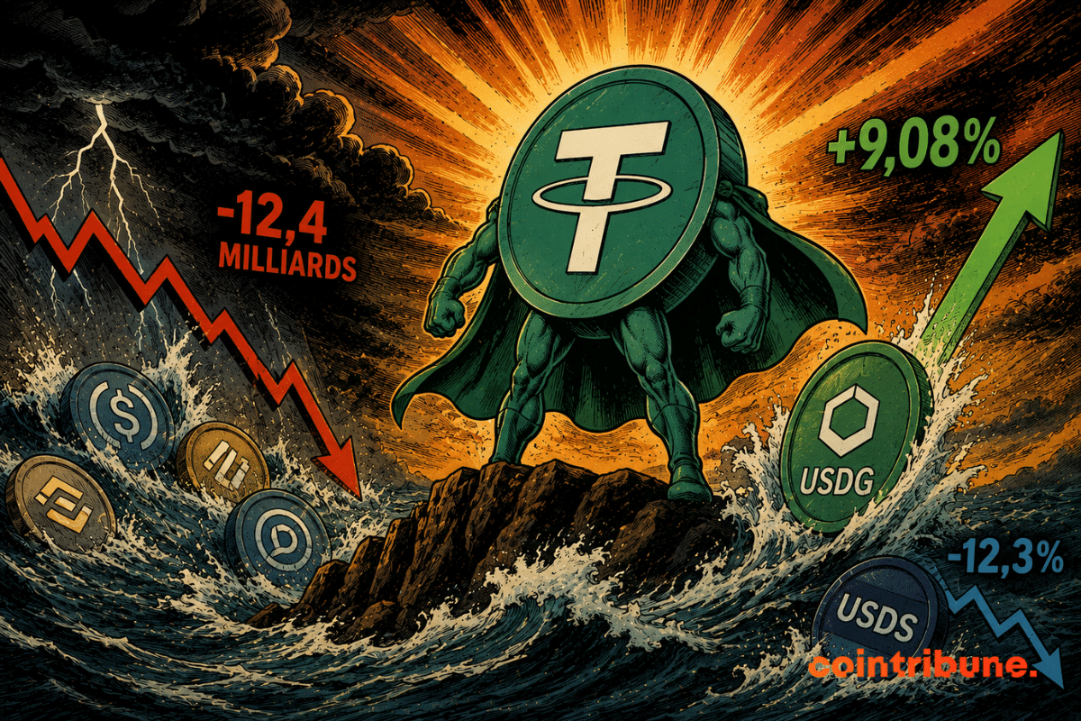 Tether is weathering market turbulence, while several stablecoins are falling sharply and new competitors are gaining ground.