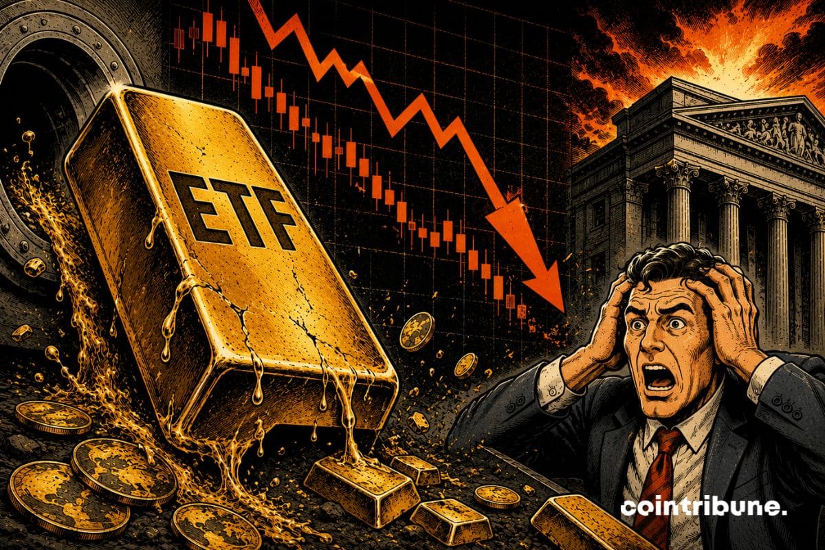 Les ETF Or perdent 8,9 milliards $ en juin 2026.
