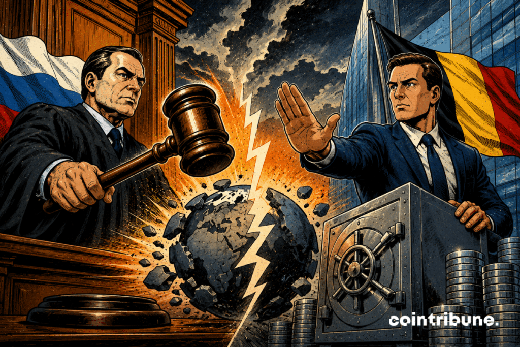An Euroclear executive refuses to enforce a Russian court ruling.