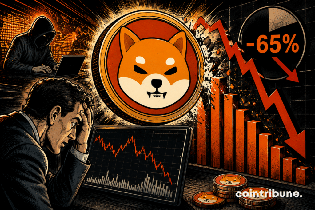 A Shiba Inu investor watches the drop in daily outflows with concern.