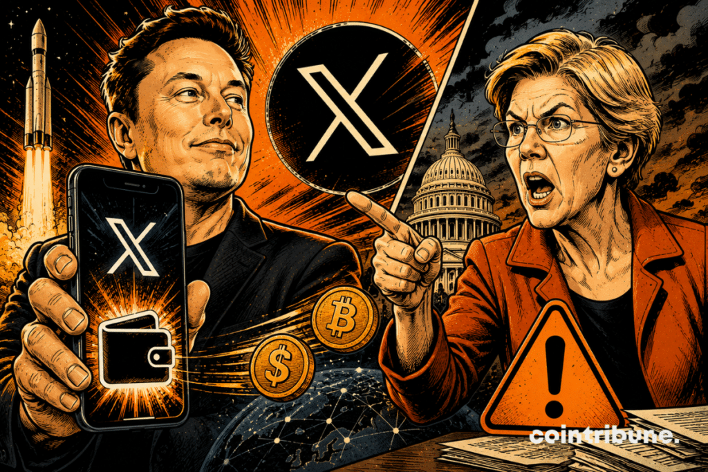 Une sénatrice s’offusque contre le lancement du système de paiement X Money d’Elon Musk.