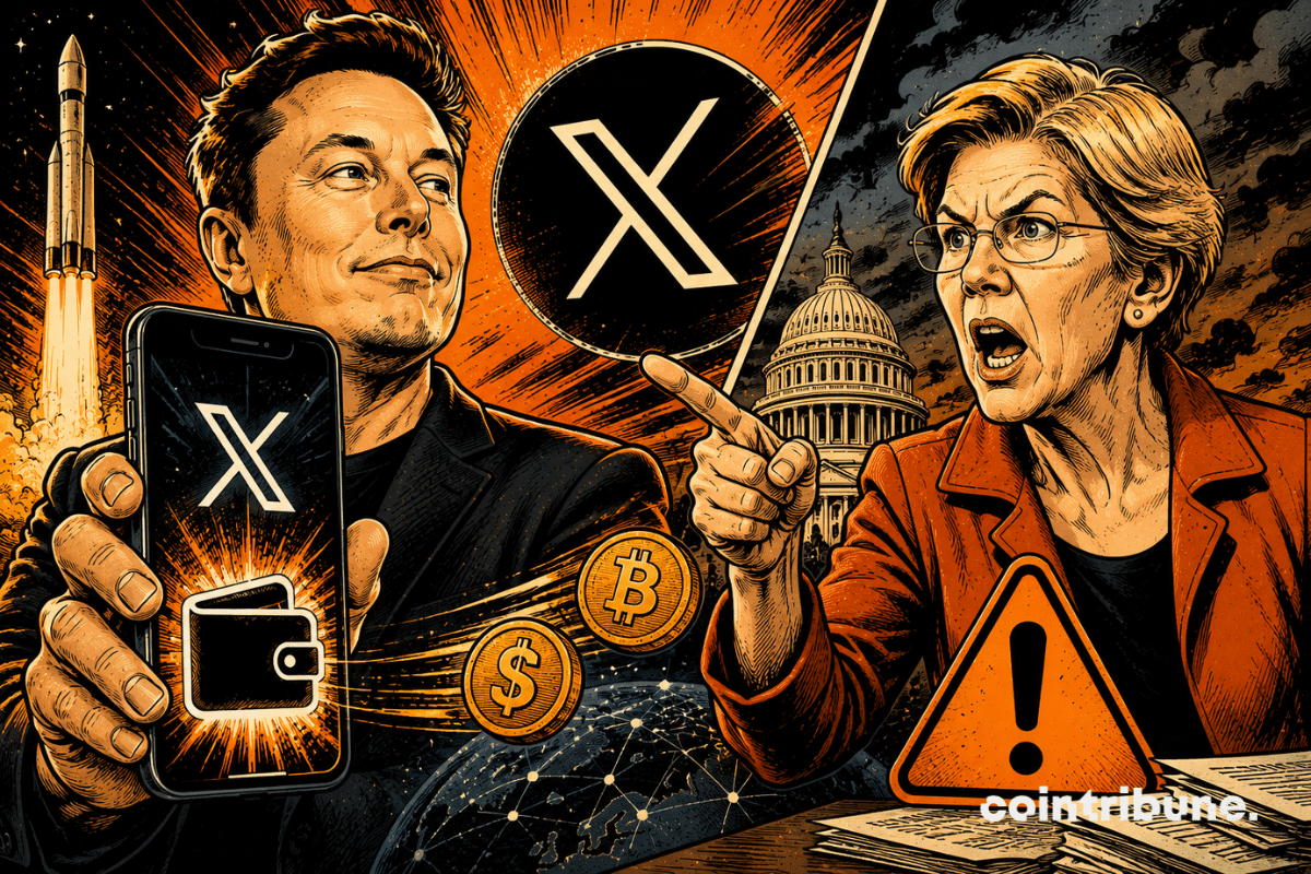 Elon Musk lance enfin X Money… mais Elizabeth Warren y voit déjà un risque majeur