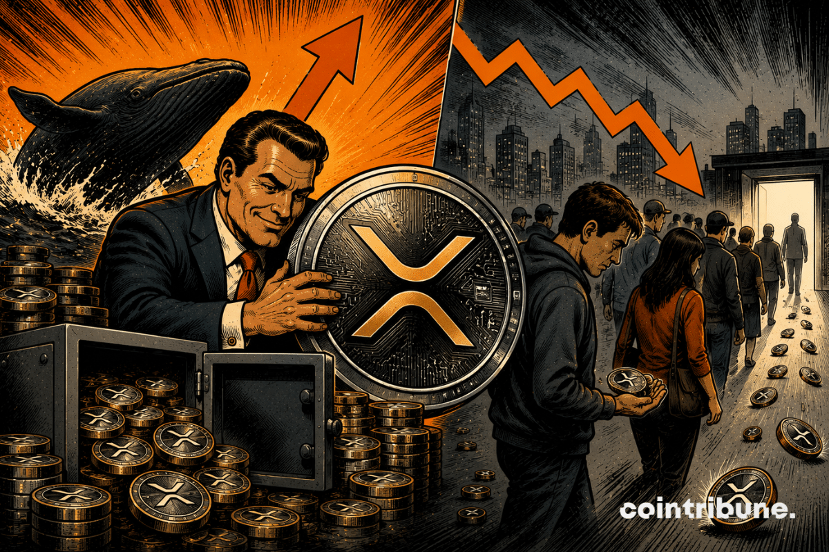 XRP : Les grands détenteurs accumulent, les petits porteurs se retirent
