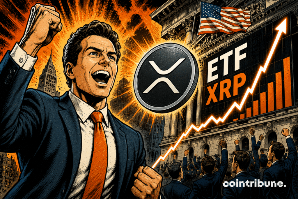 Un trader crypto manifeste son euphorie à la suite du record de flux sur les ETF XRP.