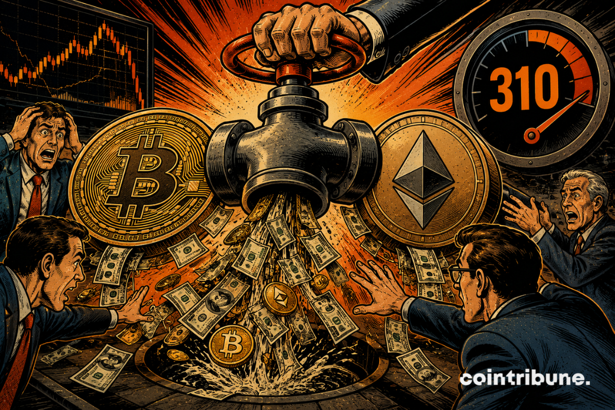 Les ETF Bitcoin et Ethereum spot enregistrent de fortes sorties, la série d’afflux prend fin