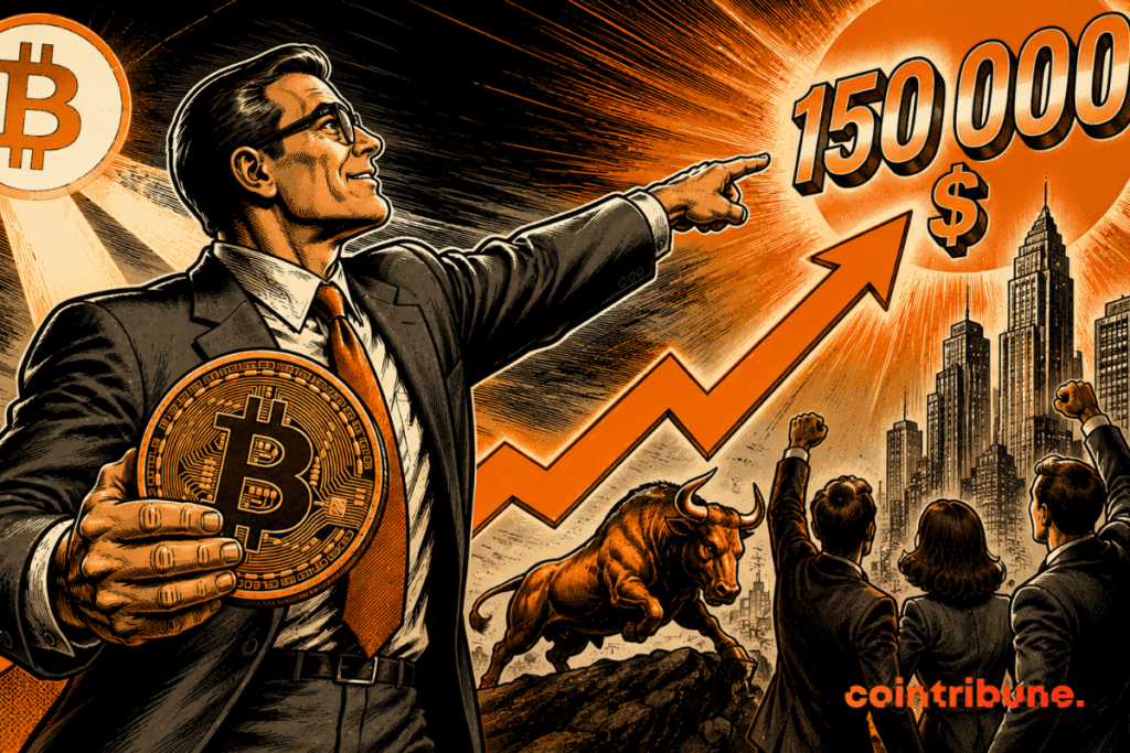 Un dirigeant confiant anticipe une forte progression de Bitcoin, tandis que les investisseurs célèbrent un nouvel élan porté par l’optimisme.
