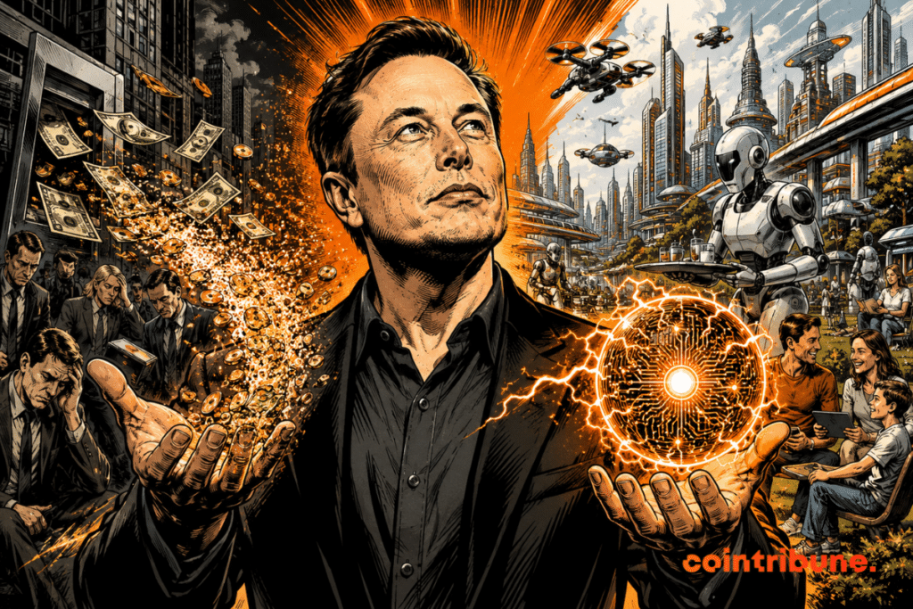 Elon Musk oppose argent disparaissant et intelligence artificielle dans un futur automatisé