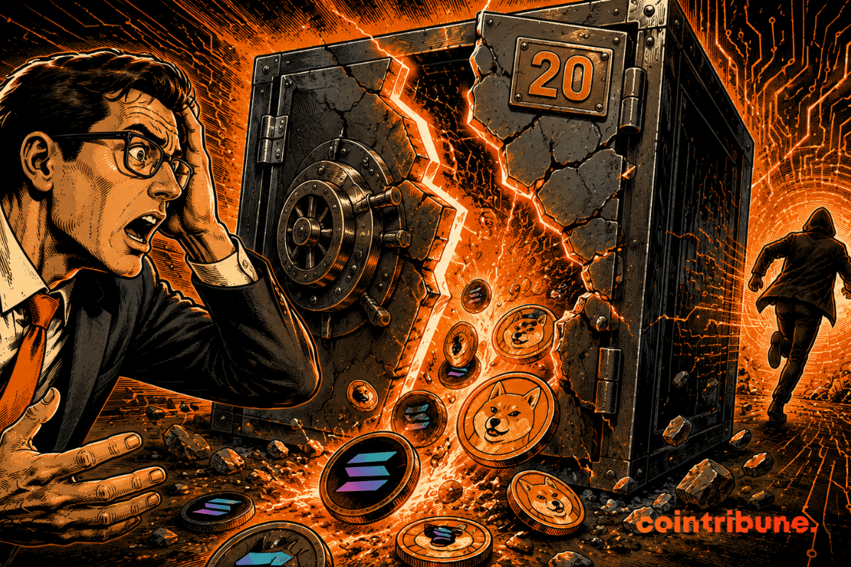 A hacked Solana digital vault releases assets, while a hacker flees and an analyst uncovers the extent of the attack.