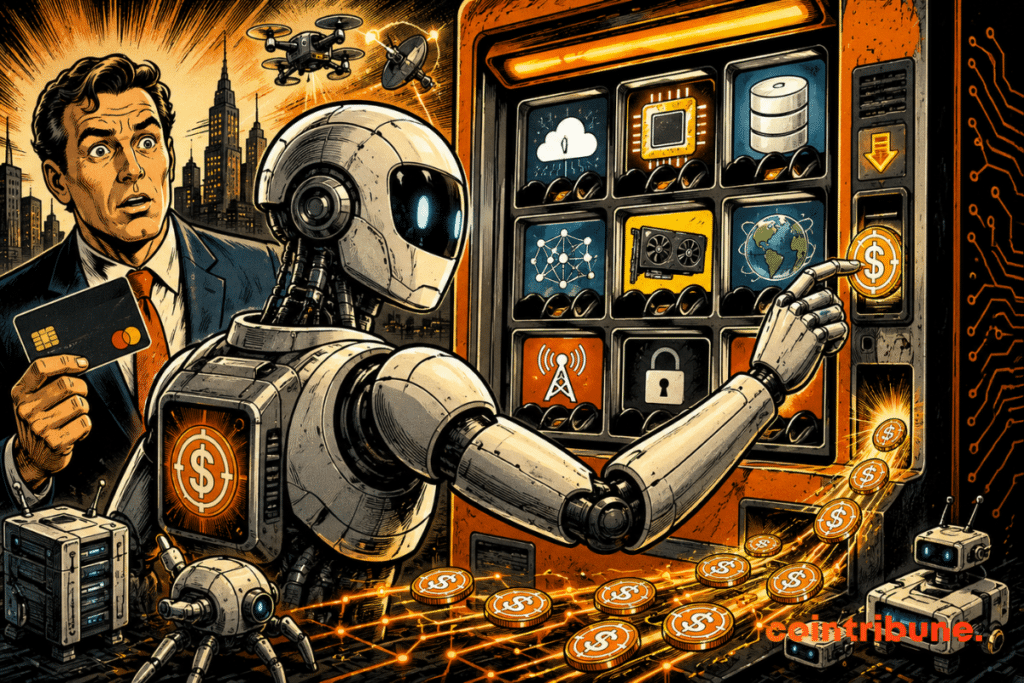 AI robot buys microservices with stablecoins, human watches as bank cards become obsolete