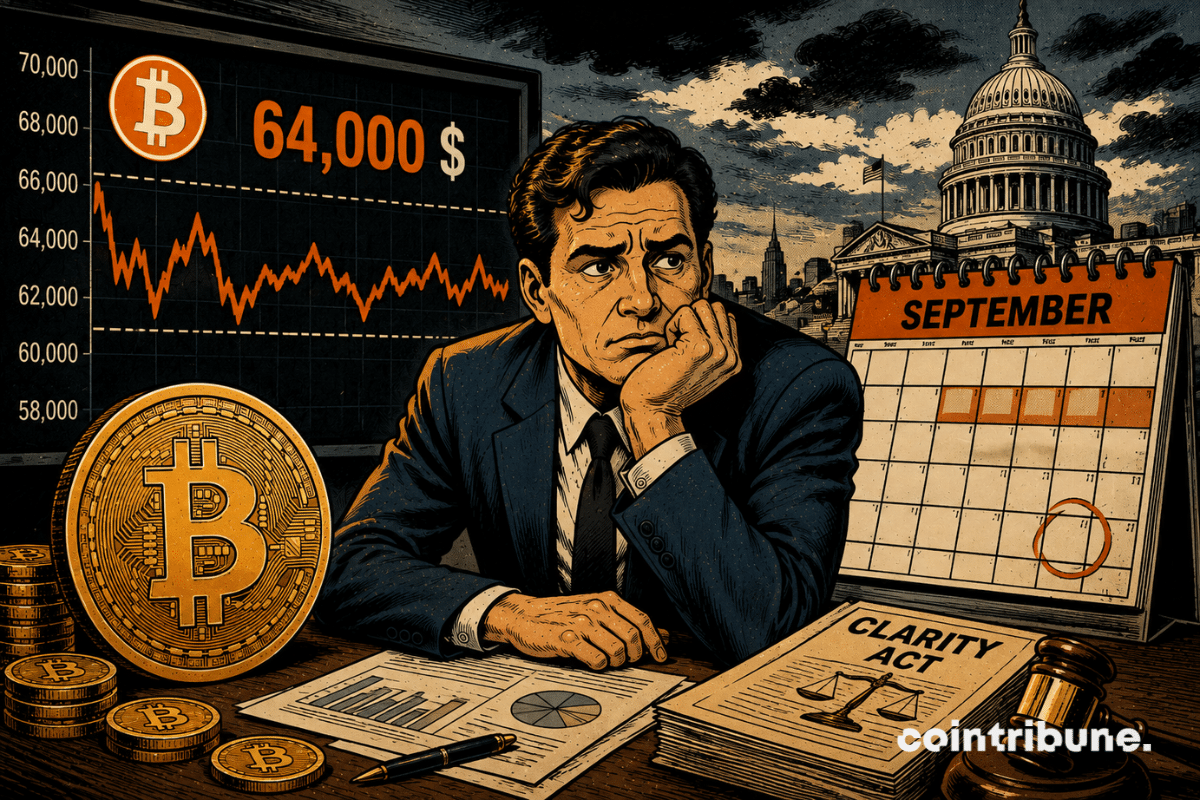 Un investisseur crypto s’inquiète du report en septembre du vote du Clarity Act et des ses effets sur le Bitcoin.