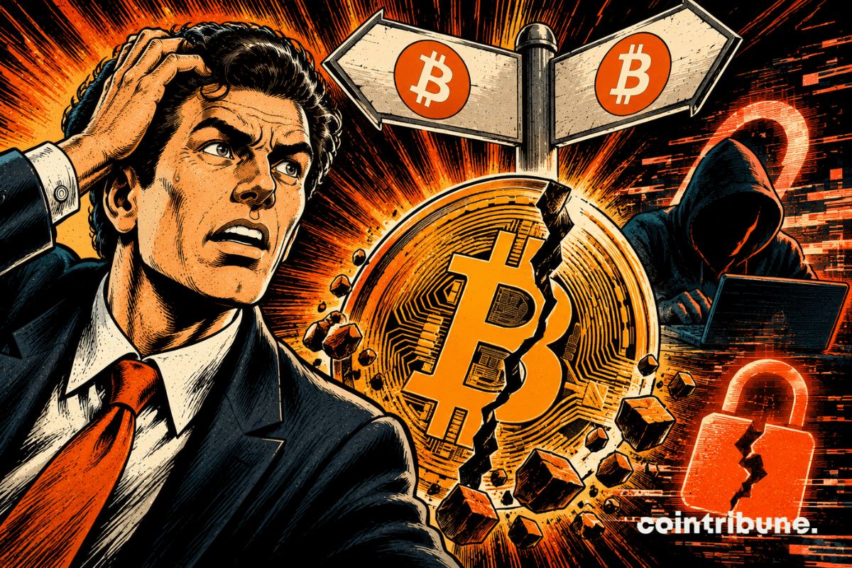 An investor notices flaws in Bitcoin's security.