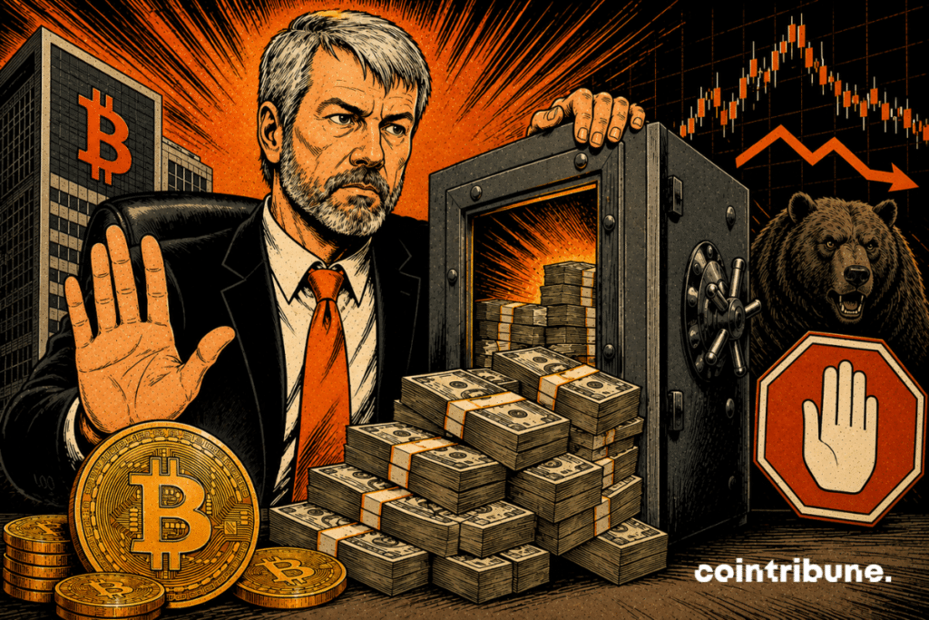 Michael Saylor de Strategy renonce aux acquisitions de Bitcoins et accumule du cash.
