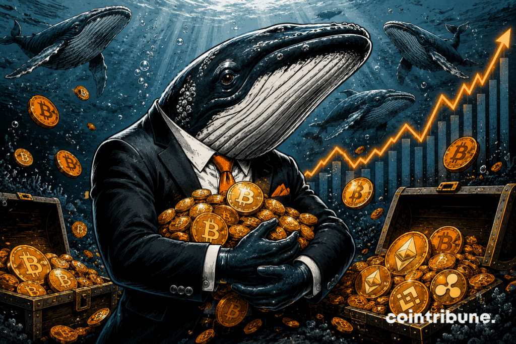 A crypto whale is accumulating Bitcoin, Ethereum, and XRP.