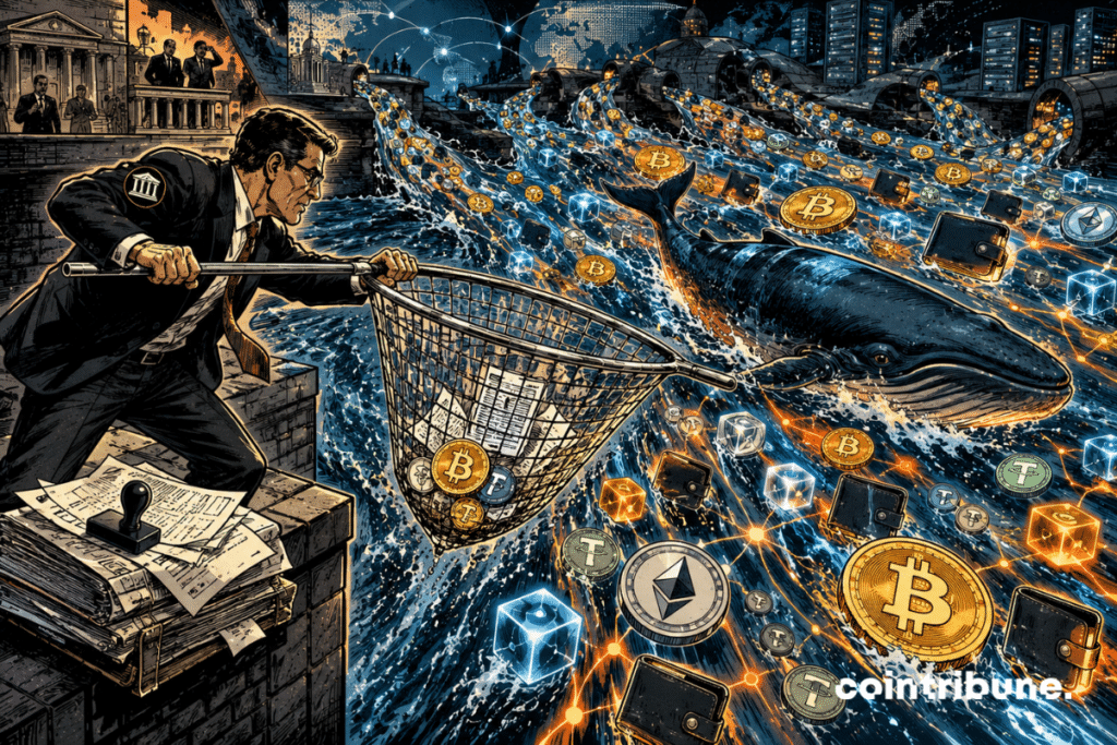 A regulator tries to capture a flood of crypto transactions with a net that is far too small.