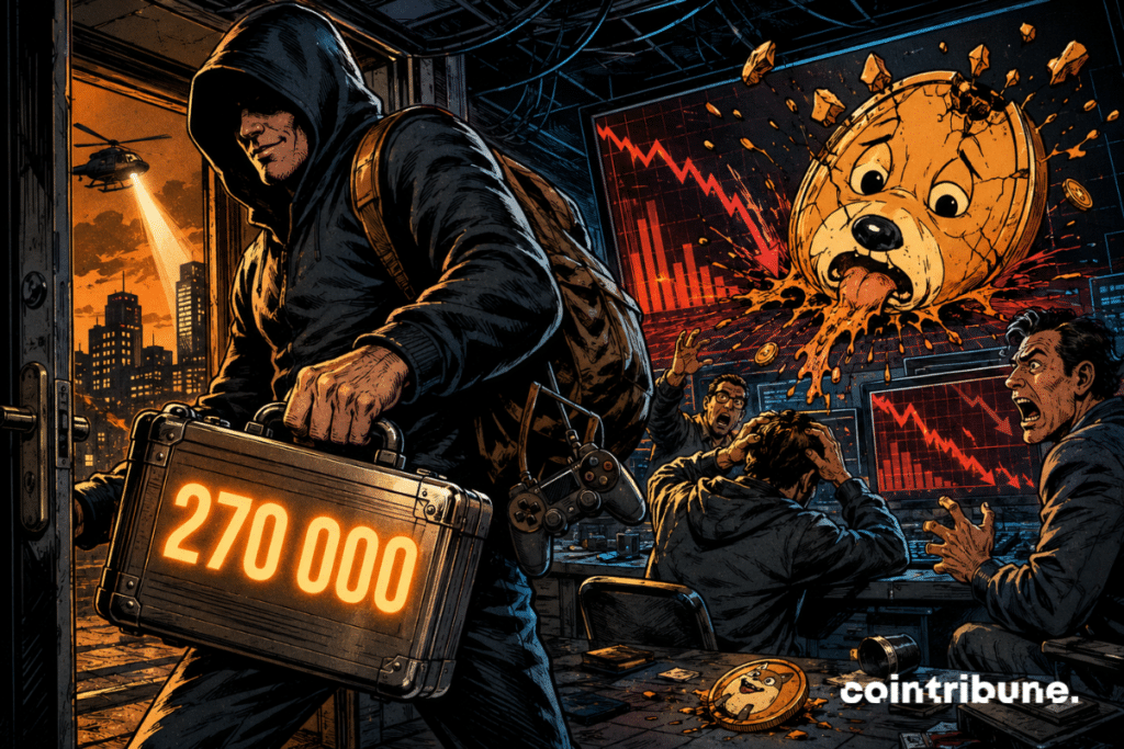 Un hacker de criptomonedas escapa con 270.000 dólares mientras un memecoin se desploma a sus espaldas.