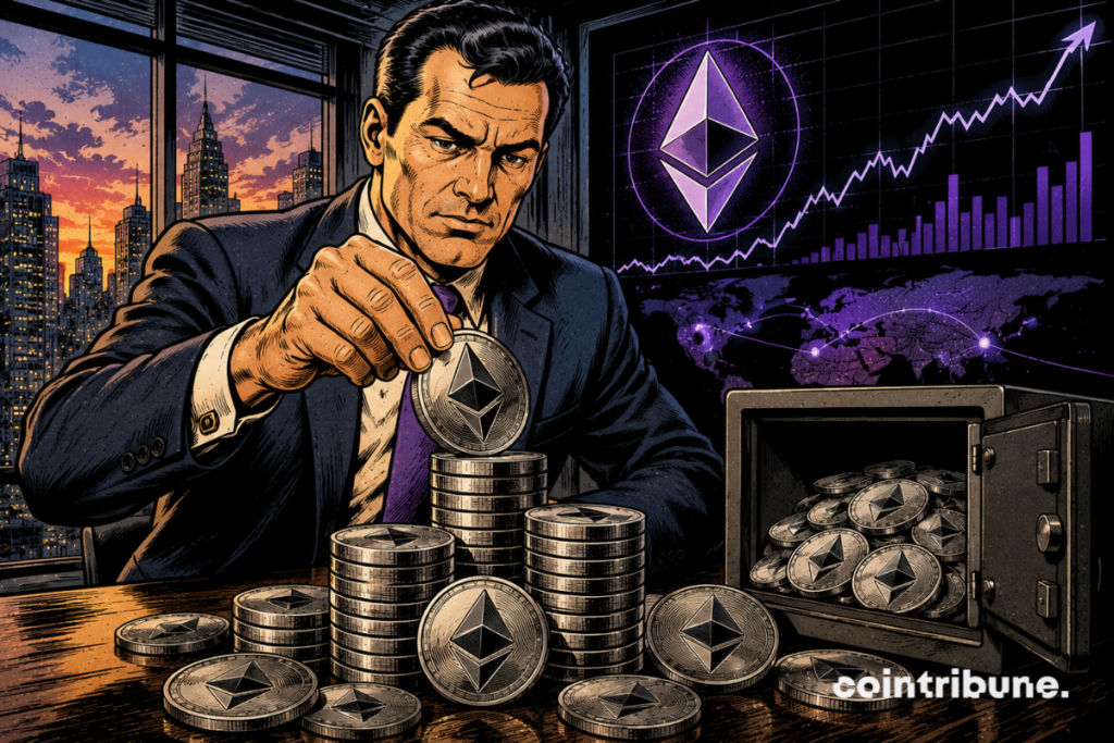 Un dirigeant de BitMine prépare un stock d’ETH.