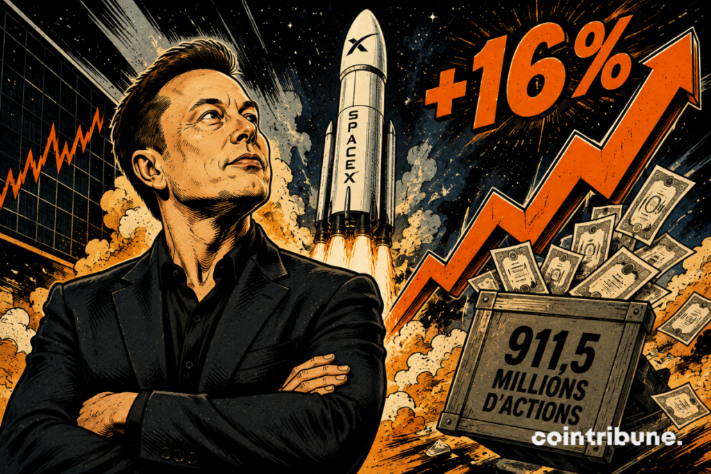 Elon Musk proudly welcomes the rebound in SpaceX shares.