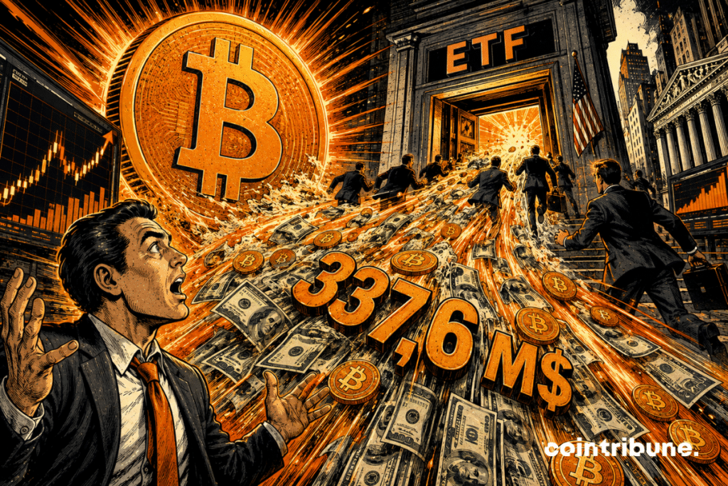7.6 million poured into Bitcoin ETFs in a single trading session, triggering a dramatic influx of institutional capital.