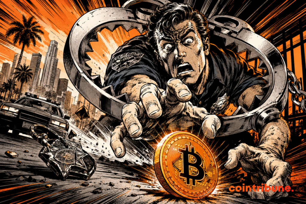Ex-policier piégé en tentant de saisir une crypto Bitcoin