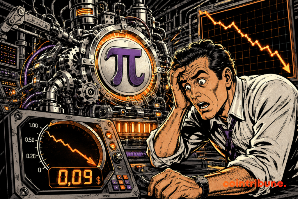 La crypto PI chute à 0,09 $ malgré une infrastructure modernisée
