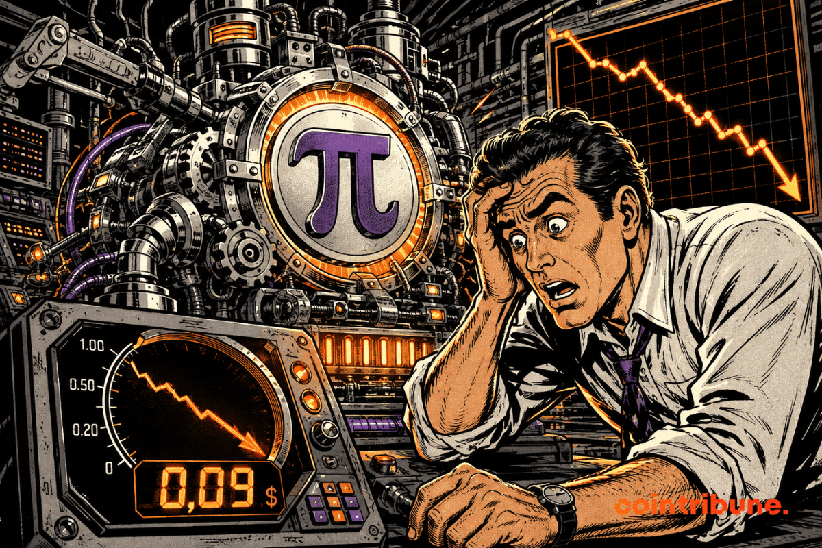 La crypto PI chute à 0,09 $ malgré une infrastructure modernisée