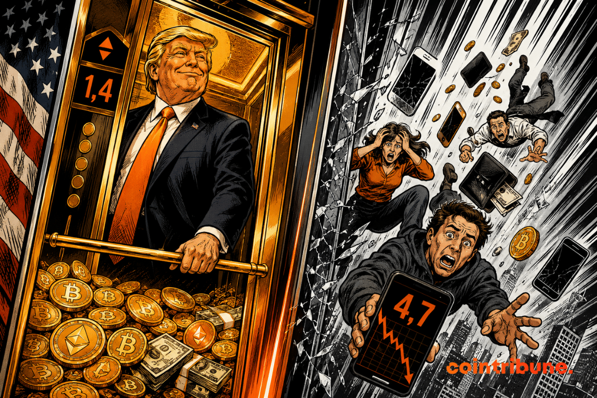 Crypto: Trump Makes $1.4B as Investors Lose $4.7B